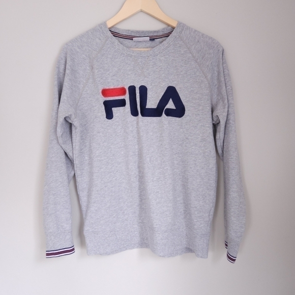 Grey Fila  crewneck - Picture 1 of 3
